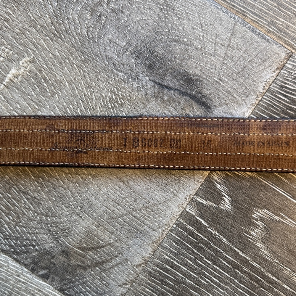 Tommy Bahama Two-Tone Braided Leather Belt in Black and Brown 0436 - Picture 3 of 5